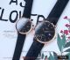 Perfect Replica Longines Black Dial Brown Leather Strap Quartz Couple Watch (5)_th.jpg